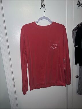 Shelly cove Comfort Colors Long Sleeve Pocket Tee size medium
